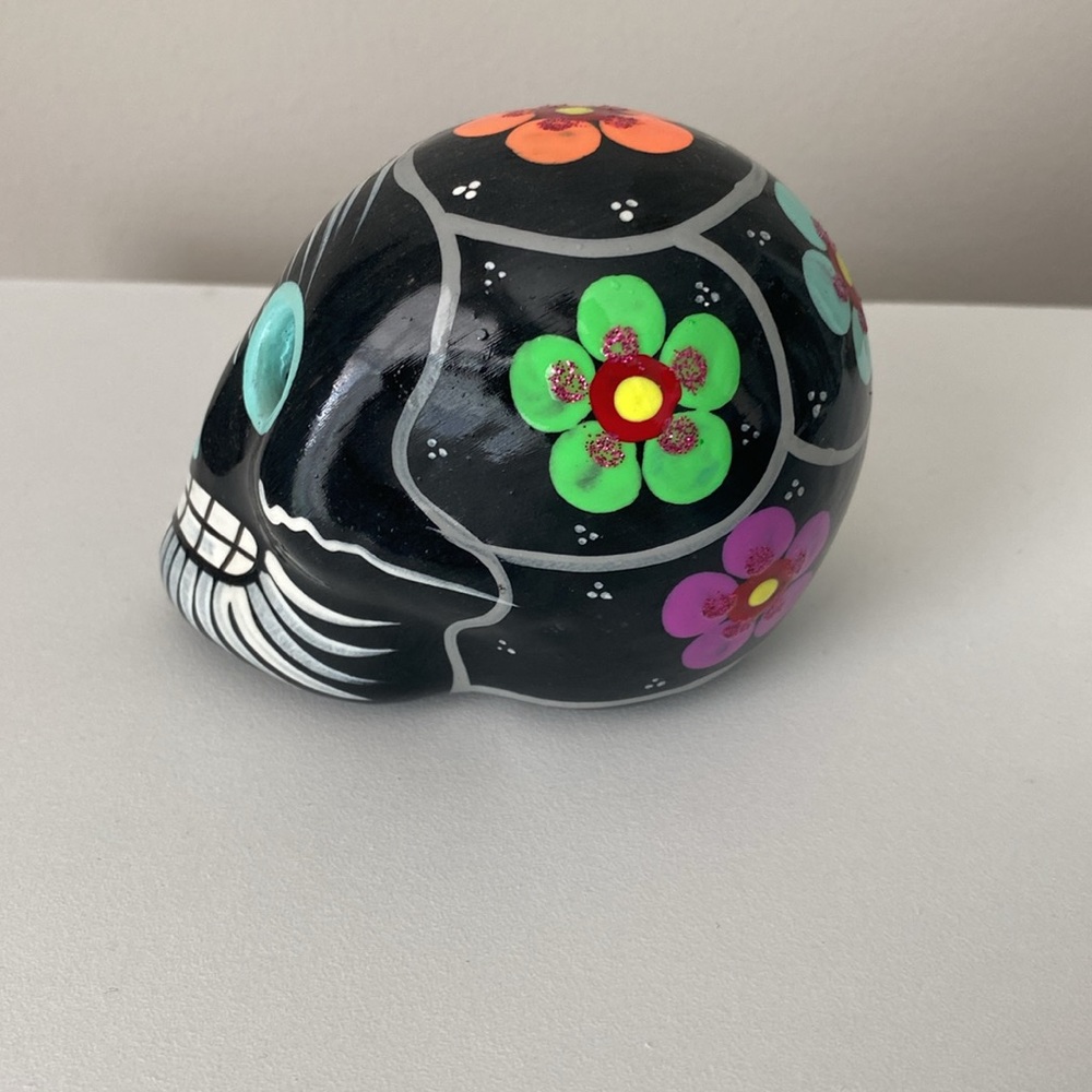 Disney World Epcot Mexico Pavilion Dia De los Muertos ceramic sugar skull - Picture 4 of 5